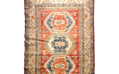 A HAND KNOTTED PERSIAN RUG, MID-LATE 20TH CENTURY, probably ...