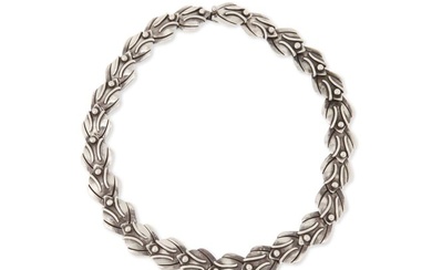 A Hector Aguilar Taller Borda silver link necklace