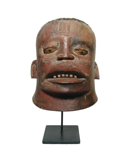 A Makonde initiation helmet mask (Lipico mask)