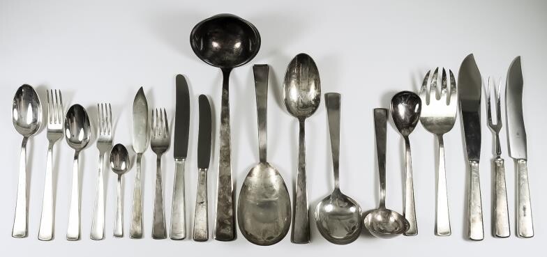A Mid 20th Century WMF Plated Table Service for...