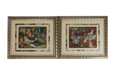 A PAIR OF ARTHUR SZYK COLORED LITHOGRAPHS