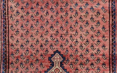 A Persian Hand Knotted Mir Runner, 295 X 75