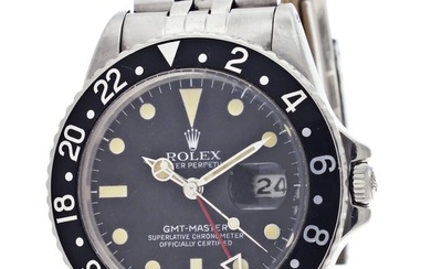 A Rolex ref. 16750 GMT Master wrist watch