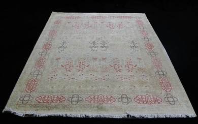 HAND KNOTTED PERSIAN TURKISH OUSHAK WOOL RUG