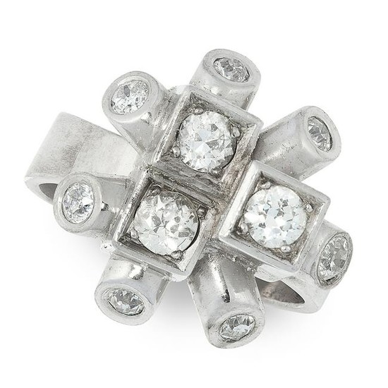 A VINTAGE DIAMOND DRESS RING, CLAES GIERTTA 1964 in