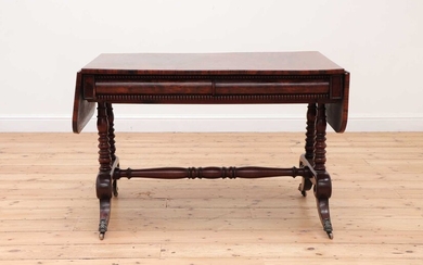 A William IV mahogany sofa table