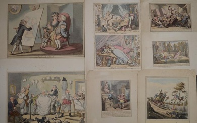 A collection of nine late 18th century - early...