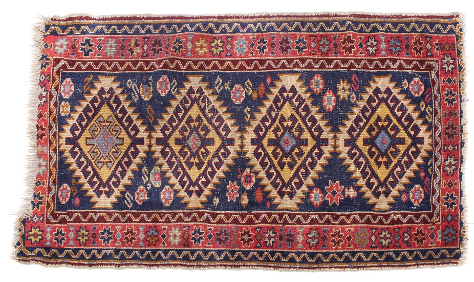 A kilim wool rug, 20th century