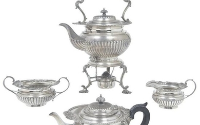 A (lot of 4) Georgian style sterling hot beverage