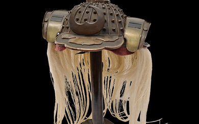 A rare Samurai helmet "kabuto", Edo period (1603-1868) Japan.