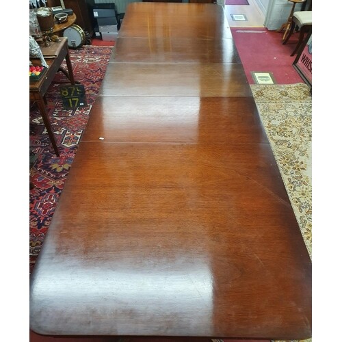 A really good Regency style three pillar Boardroom Table on ...