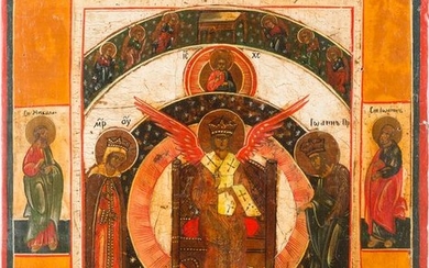 AN ICON SHOWING SOPHIA, THE WISDOM OF GOD Russian, 19th