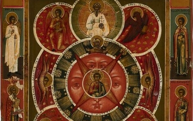 AN ICON SHOWING THE 'ALL-SEEING EYE OF GOD'