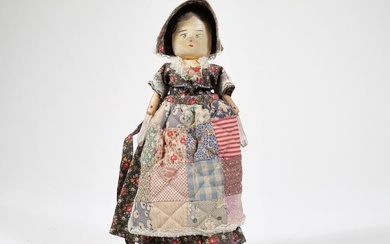 ANTIQUE WOODEN DOLL