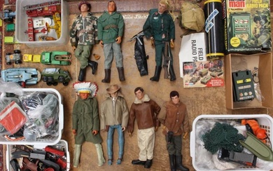 Action Man: A collection of assorted Action Man figures, vintage...