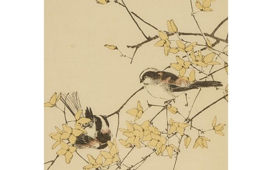 After Hanabusa Itcho (1652-1724), After Katsukawa Shunsho (1726-1792), Imao Keinen (1845-1924), and Yusho, Four Woodblock Prints, Early to Mid 20th Century
