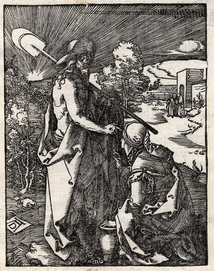 Albrecht Drer (Norimberga, 1471 - Norimberga, 1528), Noli me tangere. 1510 ca.