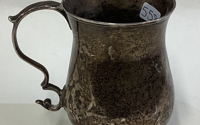 An 18th Century George III silver mug.