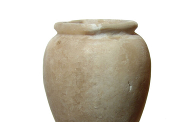 An Egyptian alabaster jar, Old Kingdom