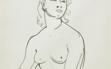André DERAIN 1880 - 1954 Portrait de femme en buste
