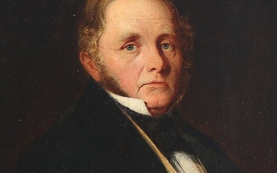 Andreas Hunæus: Portrait of Erik Svitzer, professor, doctor and anatomist (1792–1866). Oil on canvas. 26×21 cm.