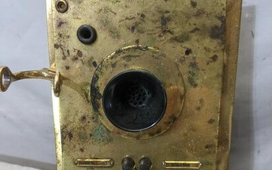 Antique Brass DeVeau Apartment Intercom Telephone