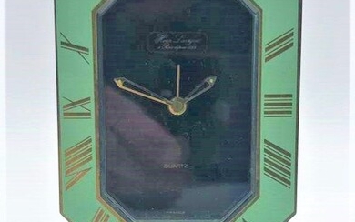 Art Deco Turquoise Dresser Clock Hour Lavigne Paris de