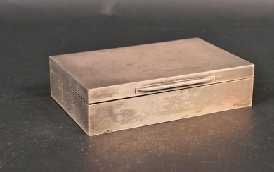 Asprey English Silver Wood Lined Presentation Box
