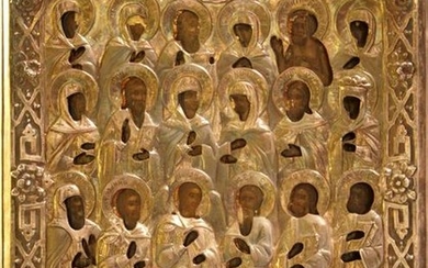 Assembly of Saints with Archangel Michael