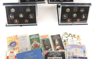 Assorted UK Proof and Brilliant Uncirculated Sets, comprising; 6x proof...