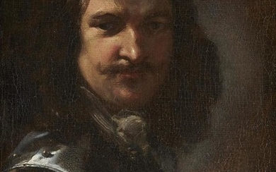 Attributed to Salvator Rosa (Italian 1615-1673), Portrait of a gentleman said to be Masaniello