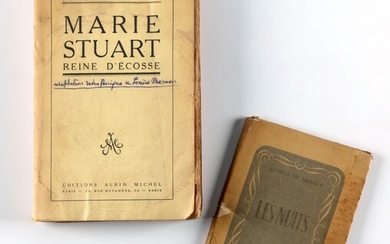BERNARD (Jean-Jacques). Marie Stuart, reine d’Ecosse. 1 vol. in-12 broché. Paris Albin-Michel janvier 1949. Edition...