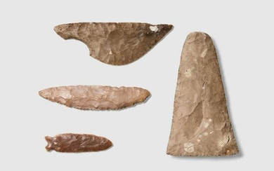 COLLECTION OF PREDYNASTIC EGYPTIAN TOOLS EGYPT