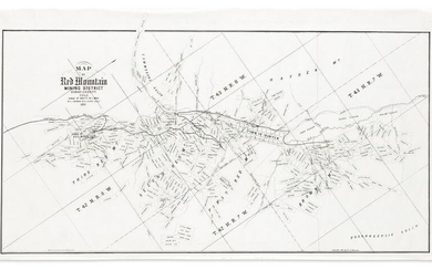 (COLORADO -- GOLD MINING.) W.A. Sherman. Map of Red