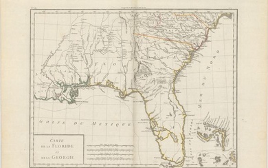 "Carte de la Floride et de la Georgie", Tardieu, Pierre Francois