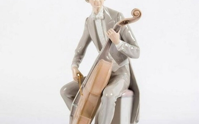 Cellist 1004651 - Lladro Porcelain Figurine