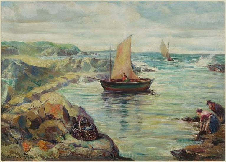 Charles H. Kellner (Czech-American, 1890-1979) Coast of