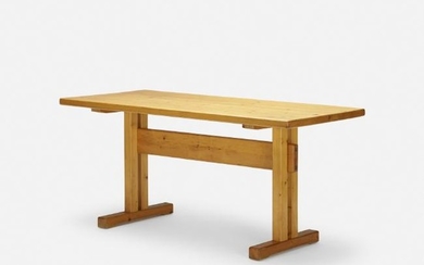 Charlotte Perriand, dining table from Les Arcs, Savoie