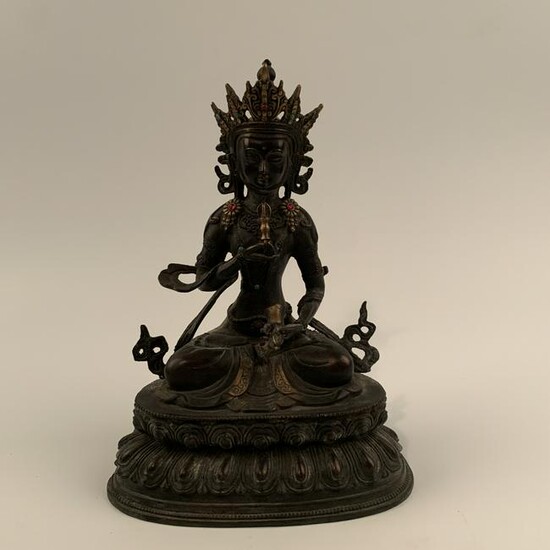 Chinese Tibet Bronze Figure of Vajradhara