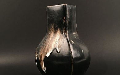 Chinese Jizhou Ware Square Vase
