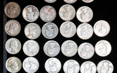 Collection of 40 Silver Quarters