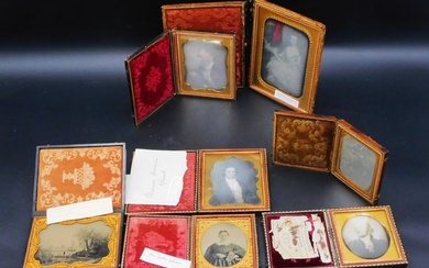 Collection of early photography, including 5