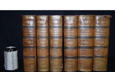 Collection of the books Clarkes Commentary on The Holy Bible...