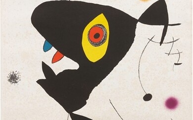 Dalla cartella «Oda a Joan Miró», 1973, Joan Miró (Barcellona 1893 - Palma di Maiorca 1983)
