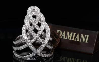 Damiani 0.67ctw Diamond 18K Vittoriana Ring