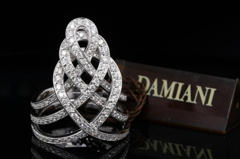 Damiani 0.67ctw Diamond 18K Vittoriana Ring