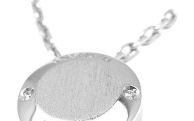 Damiani BLASONI Diamond 18k White Gold Pendant Necklace