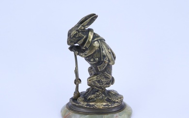 D'après Alphonse-Alexandre Arson (1822-1882), Le lapin chasseur