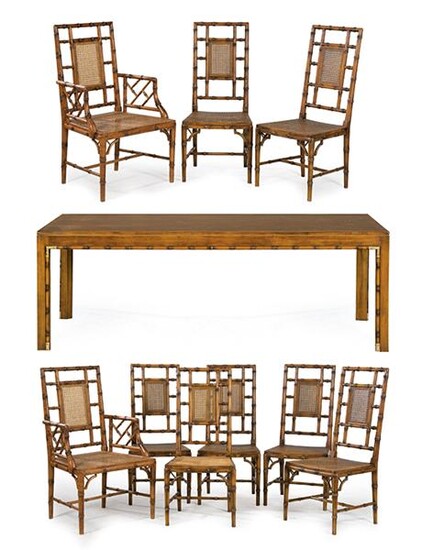 . Dining set by the Valenti brand, consisting of a