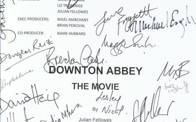 Downton Abbey (The Movie) A Signed And Bound Presentation Script, 2019